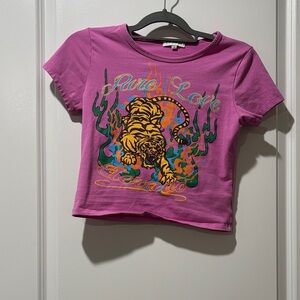 Purple Crop Top